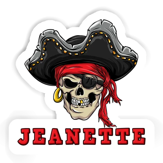 Sticker Jeanette Pirate-Head Gift package Image