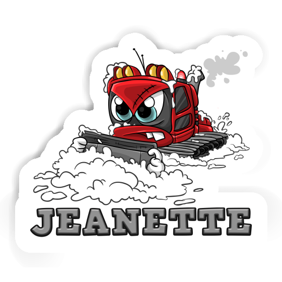 Snow groomer Sticker Jeanette Gift package Image