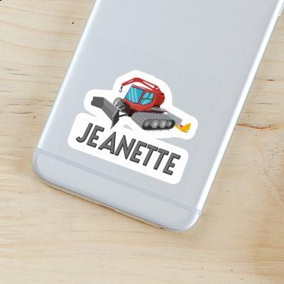 Sticker Jeanette Snow Groomer Gift package Image