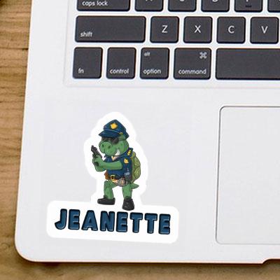 Sticker Jeanette Officer Notebook Image