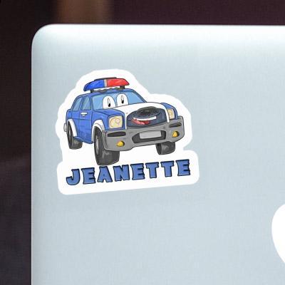 Sticker Police Car Jeanette Notebook Image