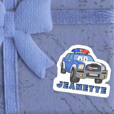 Sticker Police Car Jeanette Gift package Image