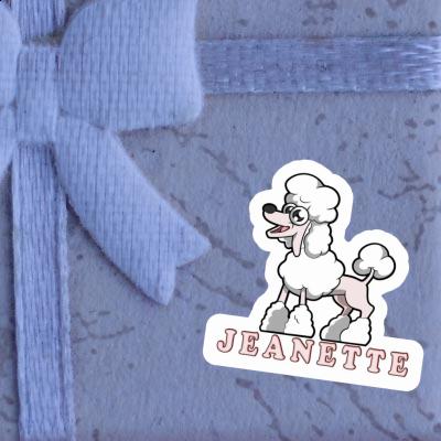 Sticker Pudel Jeanette Notebook Image