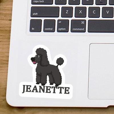 Sticker Poodle Jeanette Notebook Image