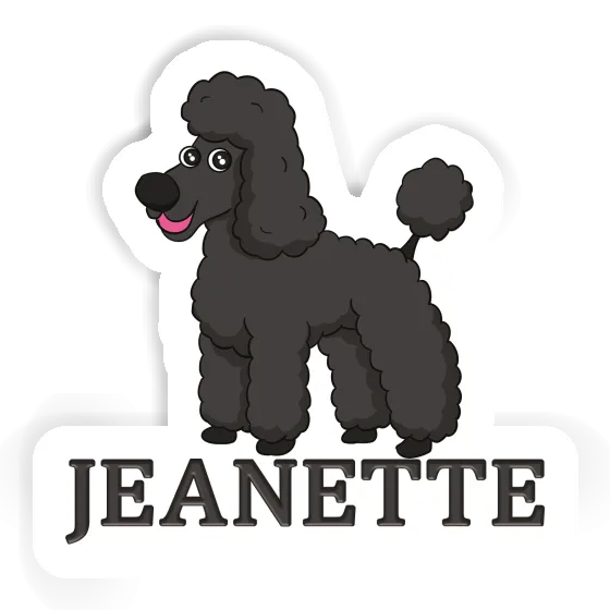 Sticker Poodle Jeanette Gift package Image