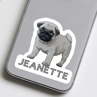 Pug Sticker Jeanette Gift package Image