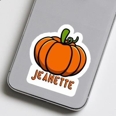 Sticker Jeanette Pumpkin Image