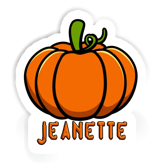 Sticker Jeanette Pumpkin Gift package Image