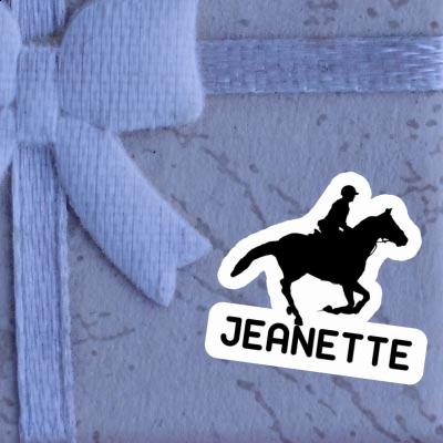 Jeanette Sticker Horse Rider Image