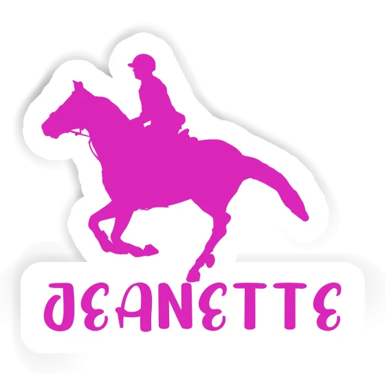 Horse Rider Sticker Jeanette Gift package Image