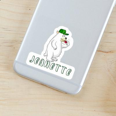 Ice Bear Sticker Jeanette Laptop Image