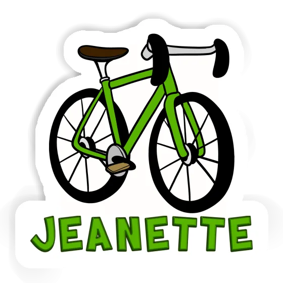 Racing Bicycle Sticker Jeanette Gift package Image