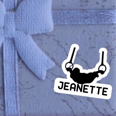 Sticker Jeanette Ring gymnast Laptop Image