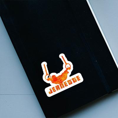 Sticker Ring gymnast Jeanette Notebook Image