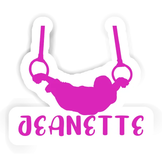 Sticker Jeanette Ring gymnast Gift package Image