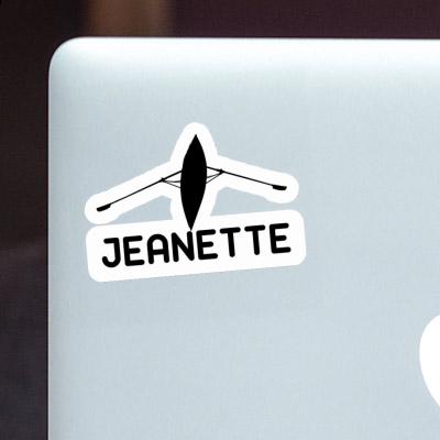 Sticker Jeanette Rowboat Image