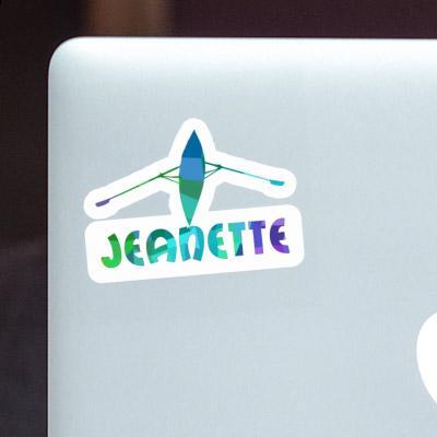 Sticker Jeanette Rowboat Notebook Image