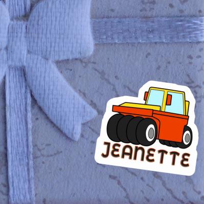 Wheel Roller Sticker Jeanette Image