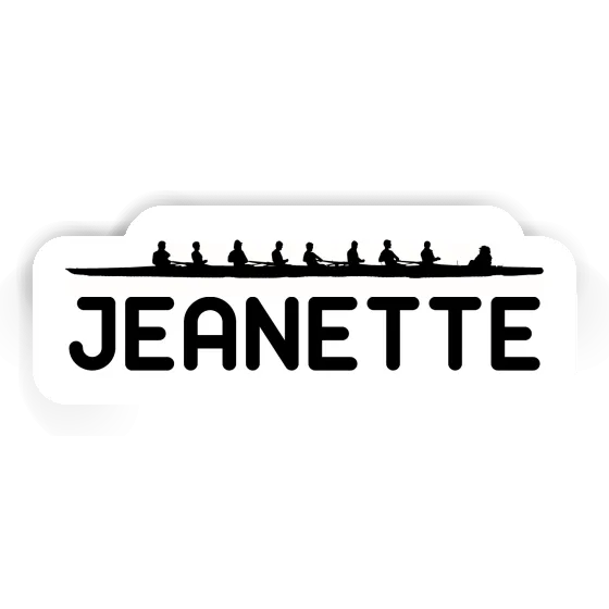 Sticker Jeanette Rowboat Image