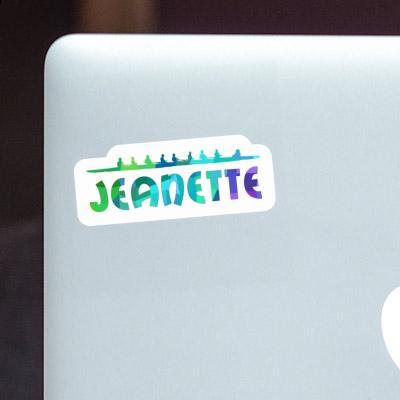 Sticker Rowboat Jeanette Laptop Image