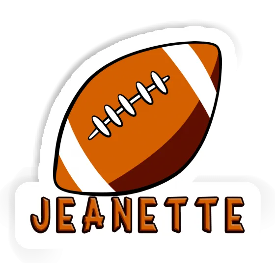 Sticker Jeanette Rugby Image