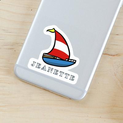 Sticker Sailboat Jeanette Image