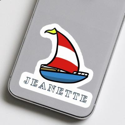 Sticker Sailboat Jeanette Gift package Image