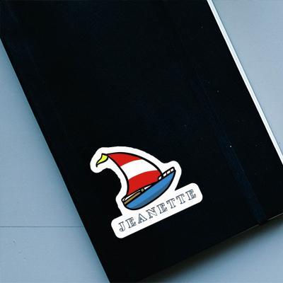 Sticker Sailboat Jeanette Gift package Image