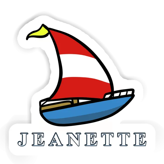 Sticker Sailboat Jeanette Image