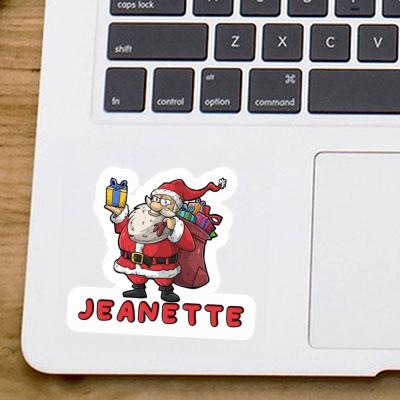 Santa Claus Sticker Jeanette Gift package Image