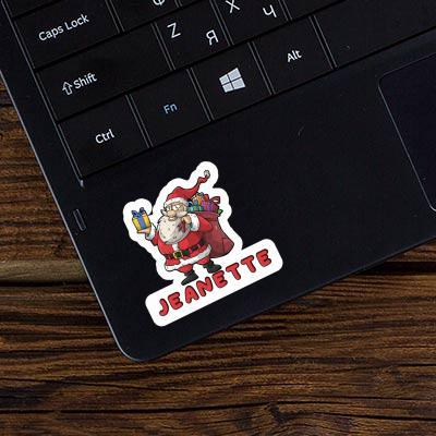 Santa Claus Sticker Jeanette Notebook Image