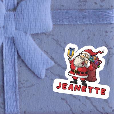 Santa Claus Sticker Jeanette Gift package Image