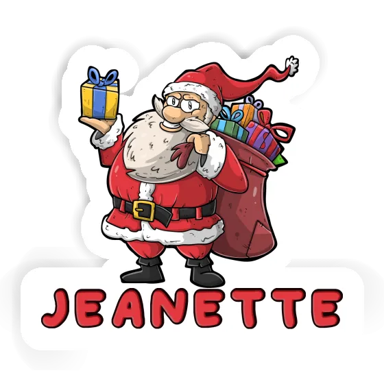 Santa Claus Sticker Jeanette Gift package Image