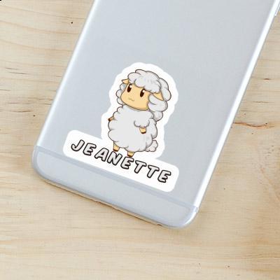 Sticker Sheep Jeanette Laptop Image