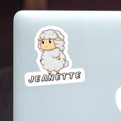 Sticker Sheep Jeanette Notebook Image