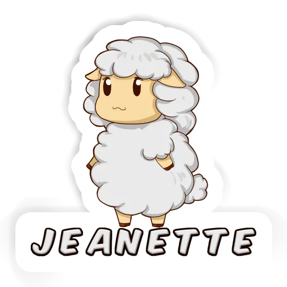 Sticker Sheep Jeanette Image