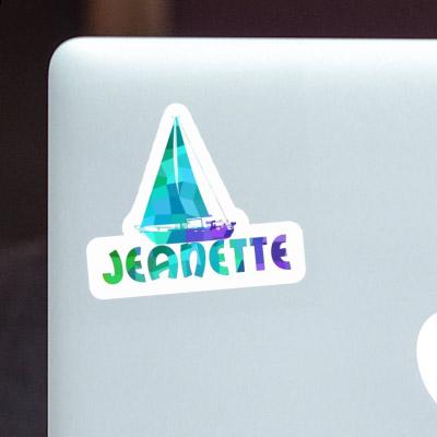 Sticker Sailboat Jeanette Gift package Image