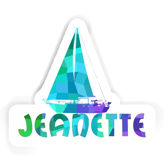 Sticker Sailboat Jeanette Image