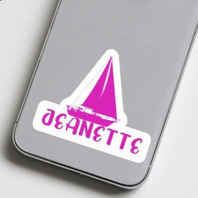 Sailboat Sticker Jeanette Gift package Image