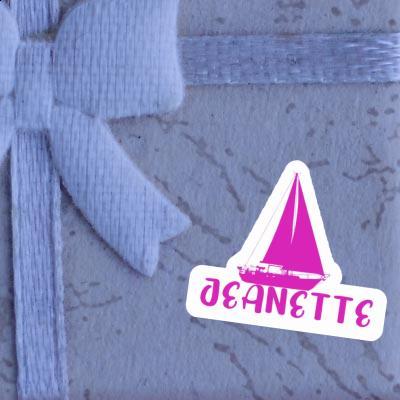 Sailboat Sticker Jeanette Notebook Image