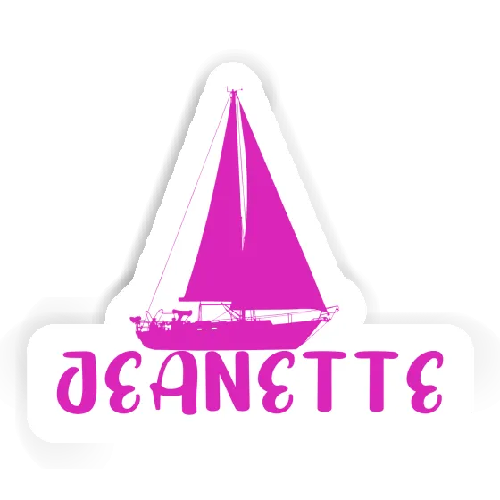 Sailboat Sticker Jeanette Image