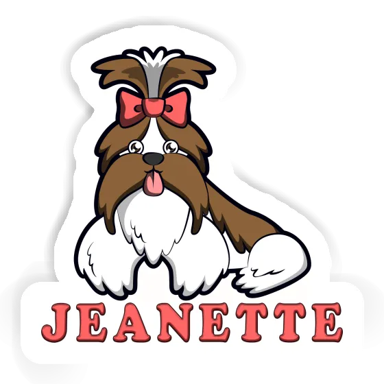 Sticker Jeanette Shih Tzu Notebook Image