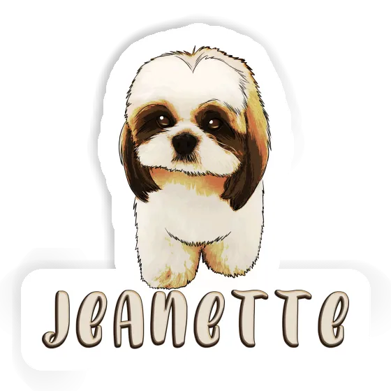 Shih Tzu Sticker Jeanette Notebook Image