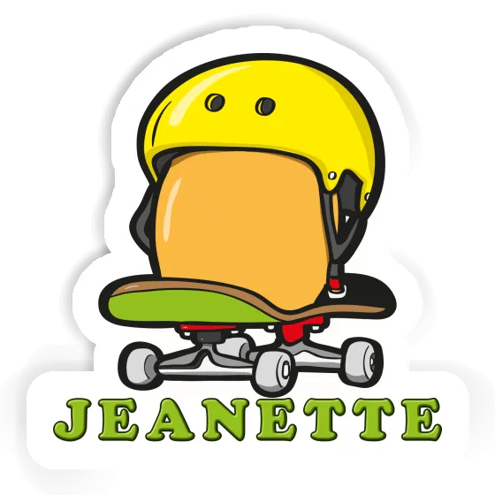 Sticker Jeanette Skateboard Egg Gift package Image