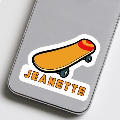 Jeanette Sticker Skateboard Image