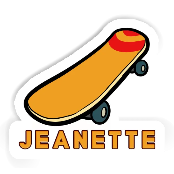 Sticker Jeanette Skateboard Notebook Image