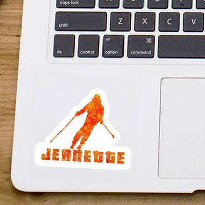 Skier Sticker Jeanette Gift package Image