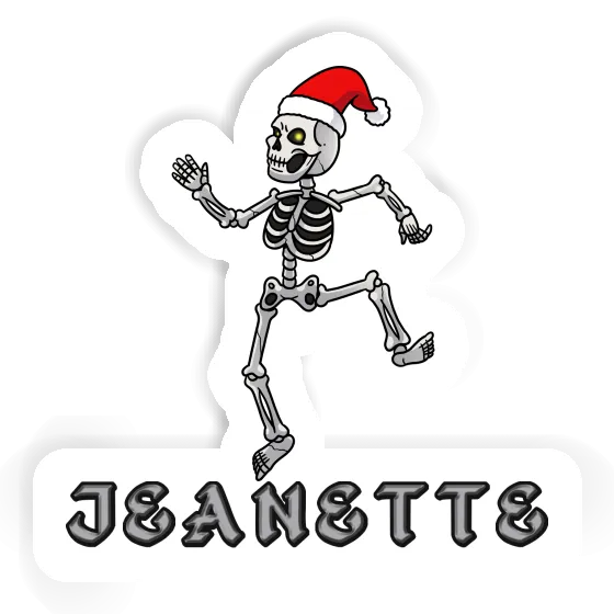 Sticker Jeanette Skull Notebook Image