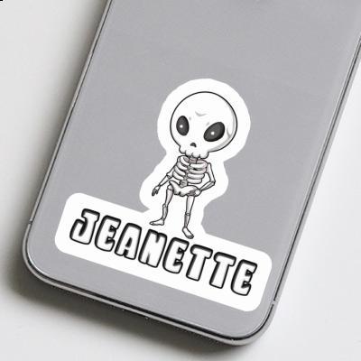 Sticker Skeleton Jeanette Gift package Image