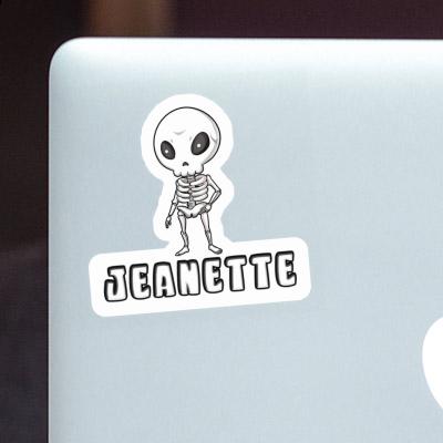 Sticker Skeleton Jeanette Image